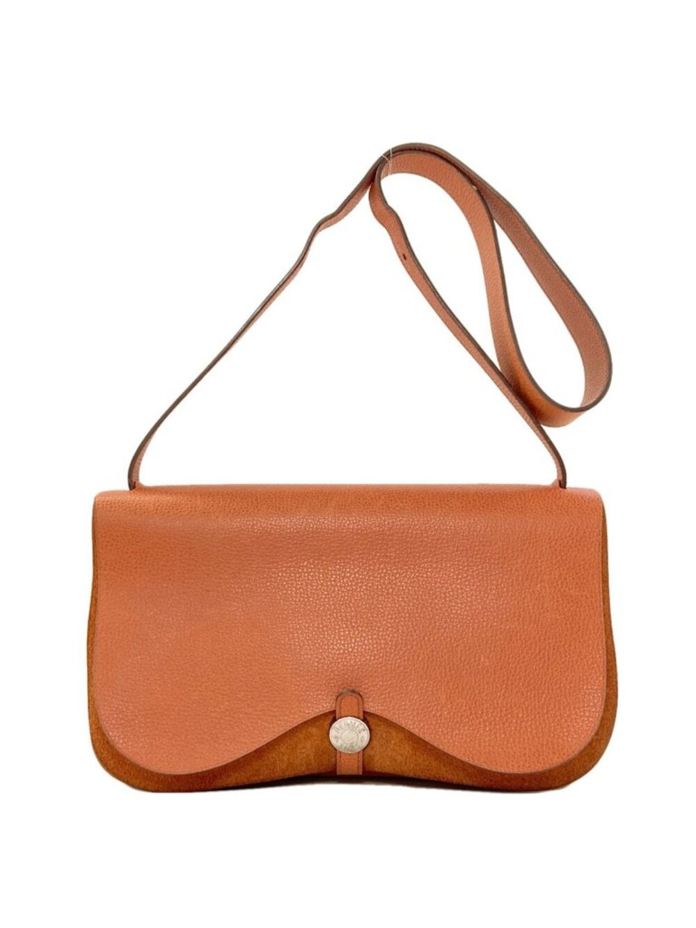 Hermes Sac Colorado MM Shoulder Bag Calf Toile Chevron